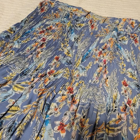 Status by Chenault tropical print pleated midi skirt - Picture 4 of 7
